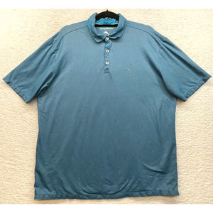 Tommy Bahama Shirt Mens Extra Large Blue Polo Marlin Fish Golf Rugby Preppy Prep